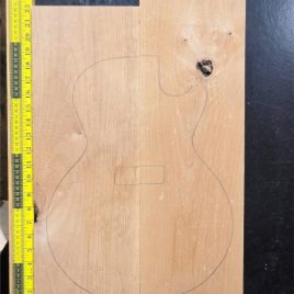 American Red Alder Electric Guitar Body Blank