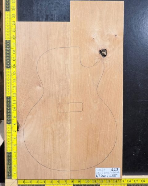 American Red Alder Electric Guitar Body Blank