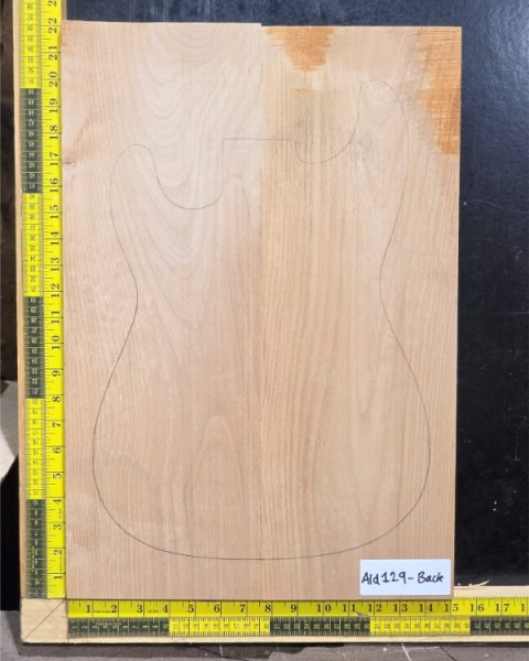 American Red Alder Electric Guitar Body Blank