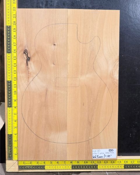 American Red Alder Electric Guitar Body Blank