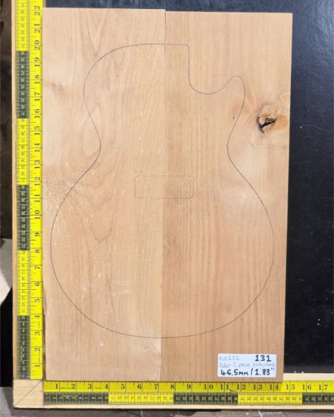 American Red Alder Electric Guitar Body Blank