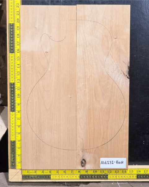 American Red Alder Electric Guitar Body Blank