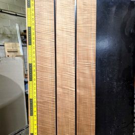 5A Roasted Flame Maple Guitar & Bass Making Neck Blank
