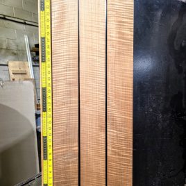 3A Roasted Flame Maple Guitar & Bass Making Neck Blank