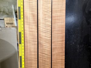 4A Roasted Flame Maple Guitar & Bass Making Neck Blank