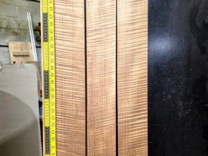 3A Roasted Flame Maple Guitar & Bass Making Neck Blank
