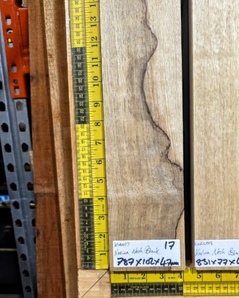 Korina Guitar Neck Blank, Quarter sawn Kiln dried