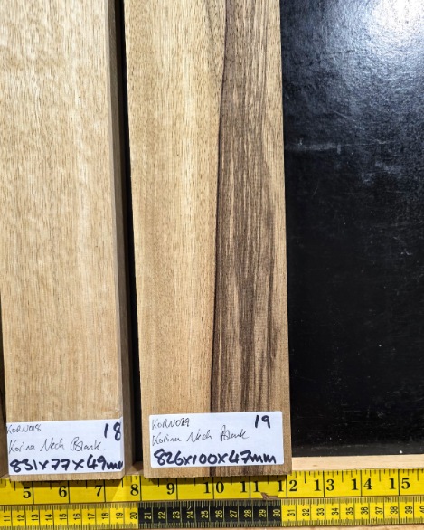Korina Guitar Neck Blank, Quarter sawn Kiln dried