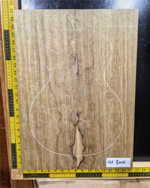 White Limba / Korina Two Piece Body Blank