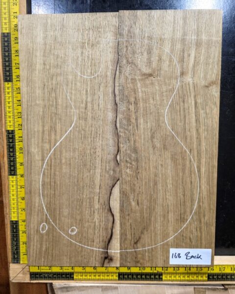 White Limba / Korina Two Piece Body Blank