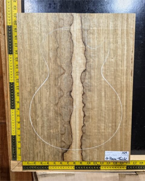 White Limba / Korina Two Piece Body Blank