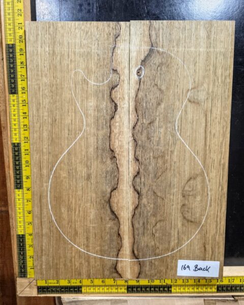 White Limba / Korina Two Piece Body Blank