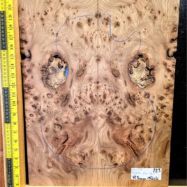 English Elm Burl Guitar & Bass Bookmatched Top Set