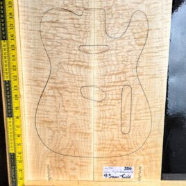 Flame Maple Bookmatched guitar & Bass Top Set