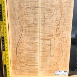 Flame Maple Bookmatched guitar & Bass Top Master Grade Set