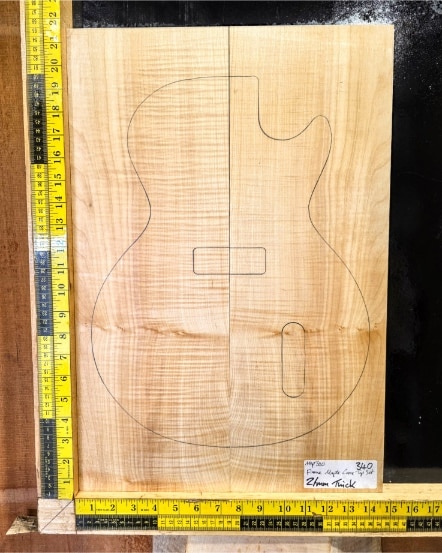 Flame Maple Carve Top Set