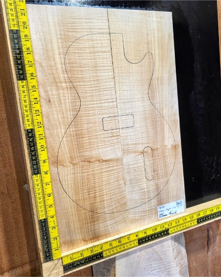 Flame Maple Carve Top Set