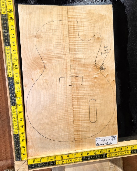 Flame Maple Carve Top Set