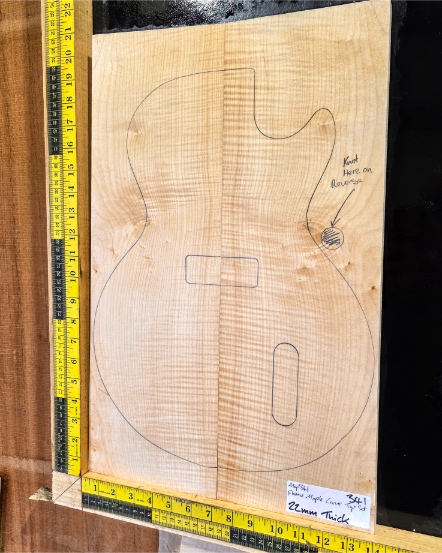 Flame Maple Carve Top Set