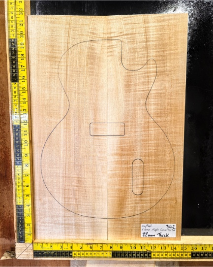 Flame Maple Carve Top Set