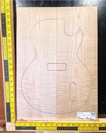 Flame Maple Carve Top Set