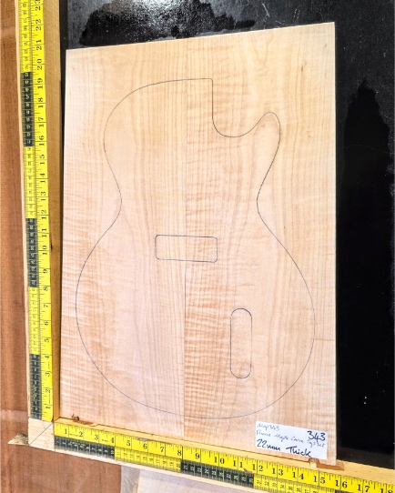Flame Maple Carve Top Set
