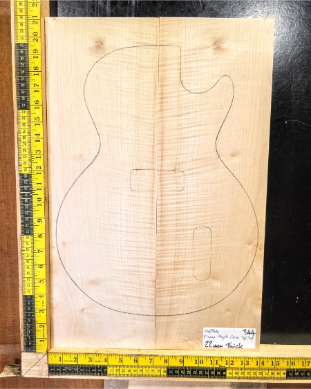 Flame Maple Carve Top Set