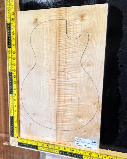 Flame Maple Carve Top Set