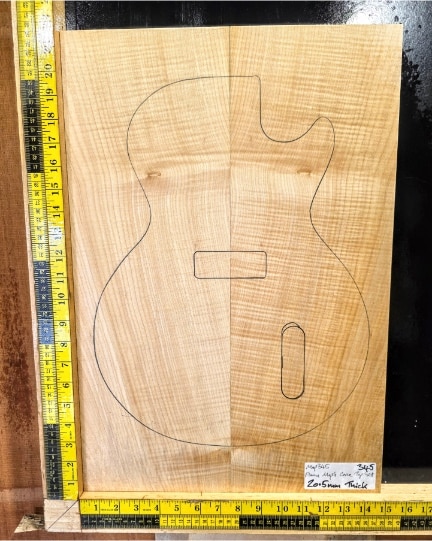 Flame Maple Carve Top Set