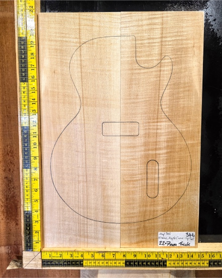 Flame Maple Carve Top Set