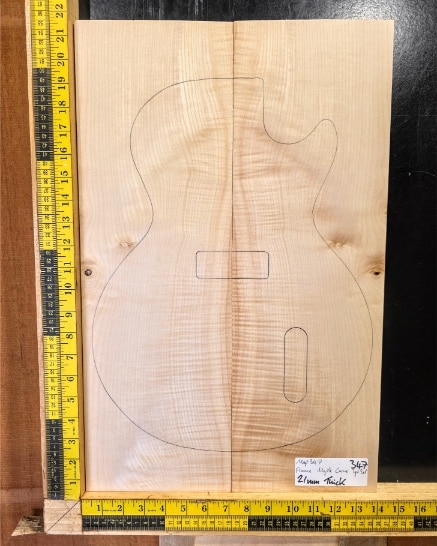 Flame Maple Carve Top Set