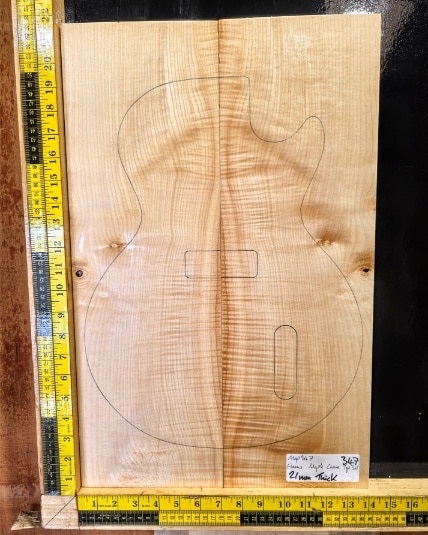 Flame Maple Carve Top Set