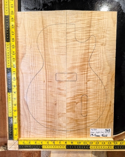 Flame Maple Carve Top Set