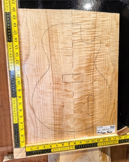 Flame Maple Carve Top Set