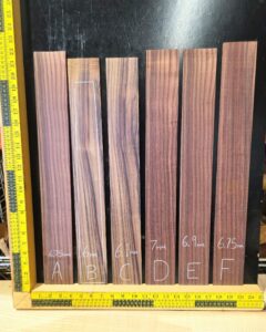 Indian Rosewood Guitar Fingerboard Blank Luthier Wood
