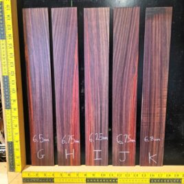 Old Growth Indian Rosewood Guitar Fingerboard Blank Luthier Wood