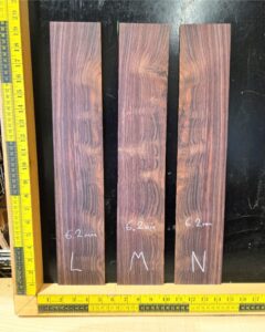 Old Growth Indian Rosewood Guitar Fingerboard Blank Luthier Wood