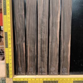 Macassar Ebony Guitar Fingerboard Blanks