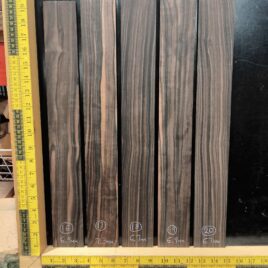 Macassar Ebony Guitar Fingerboard Blanks