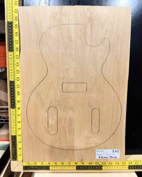American Red Alder Electric Guitar Two Piece Body Blank
