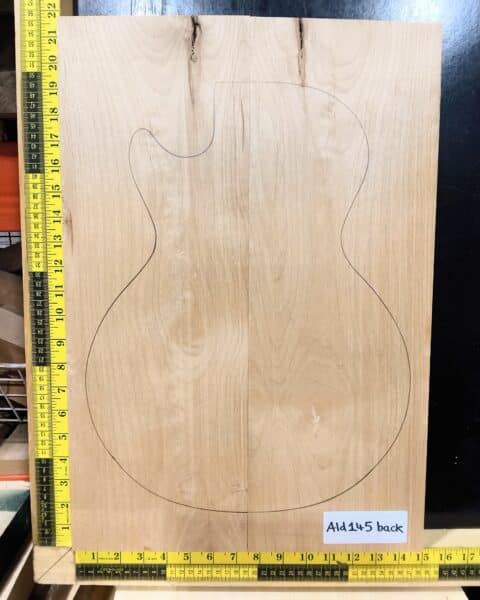 American Red Alder Electric Guitar Two Piece Body Blank