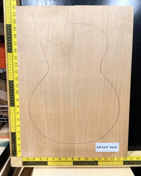 American Red Alder Electric Guitar Two Piece Body Blank