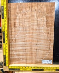 Ancient Quilted Redwood Bookmatched Guitar Top Set