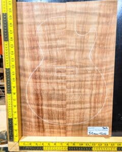 Ancient Quilted Redwood Bookmatched Guitar Top Set