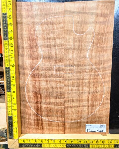 Ancient Quilted Redwood Bookmatched Guitar Top Set