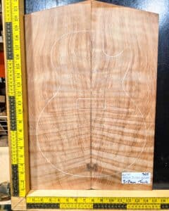 Ancient Quilted Redwood Bookmatched Guitar Top Set