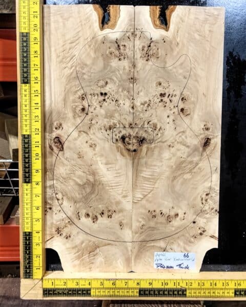 Poplar Burl Bookmatched Top Set