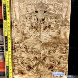 5A Poplar Burl Bookmatched Top Set