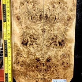 5A Poplar Burl Bookmatched Top Set