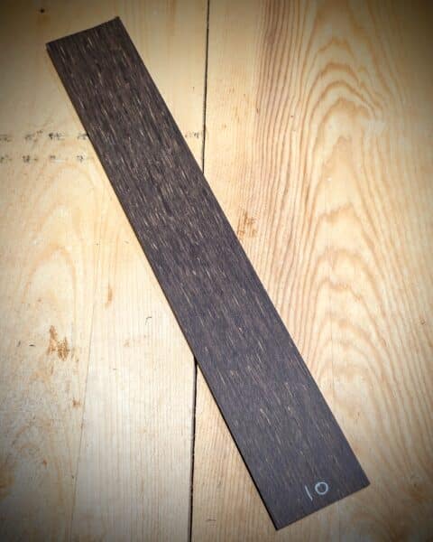 Black Palm Fingerboard Blank